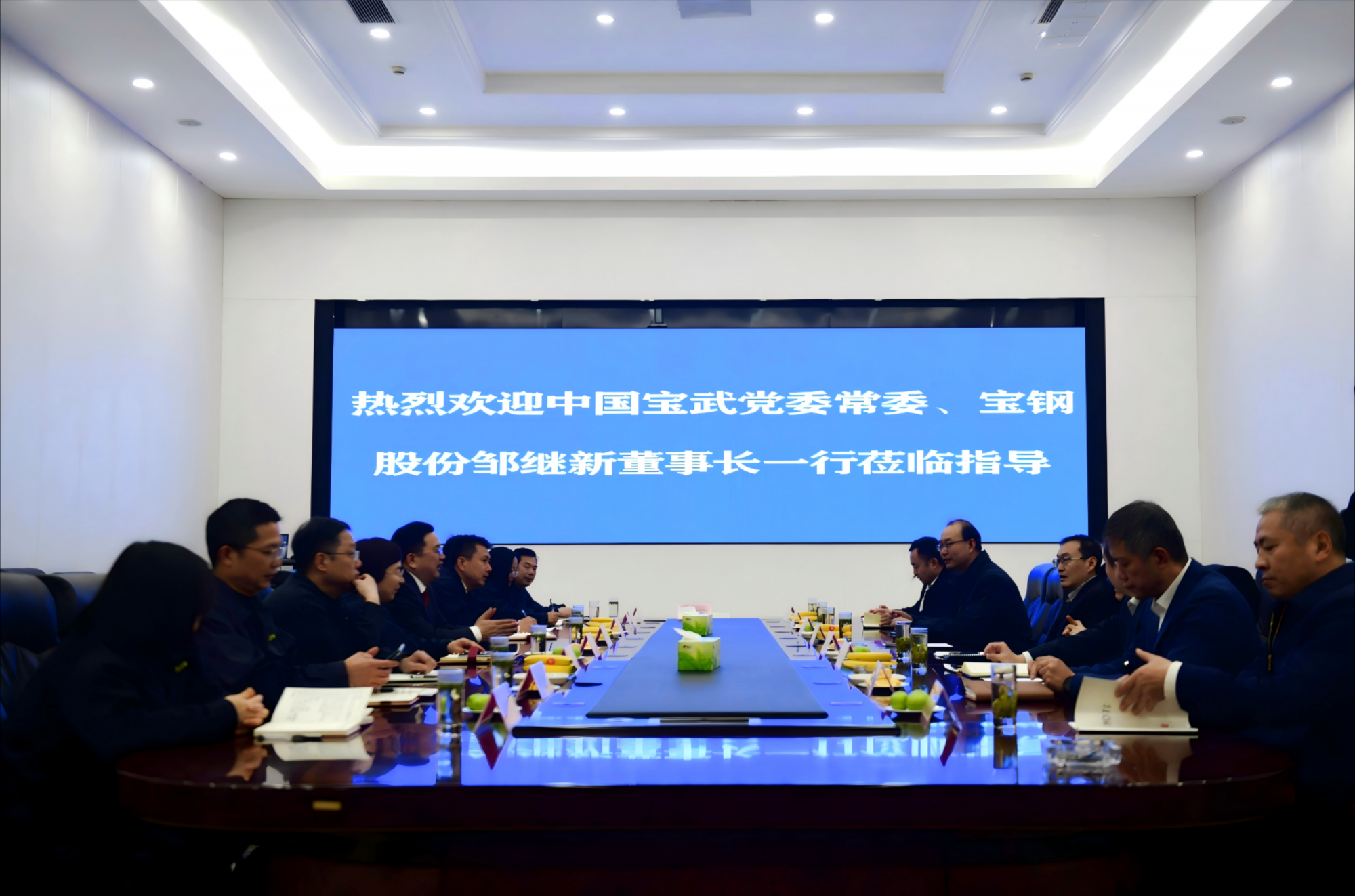 中國(guó)寶武集團(tuán)高層訪(fǎng)問(wèn)吳變，共謀合作新篇章